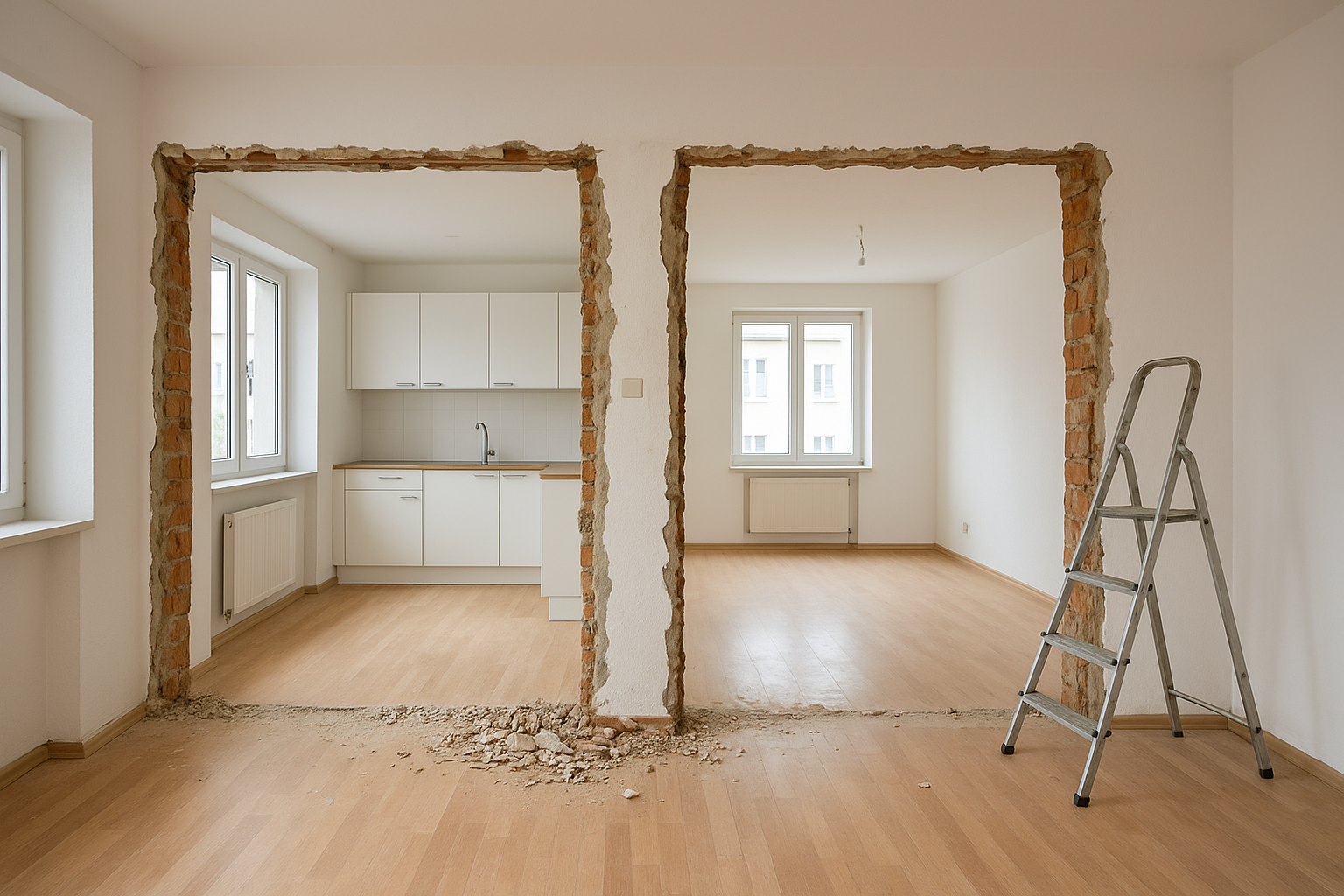 Copropriété : réunir deux appartements